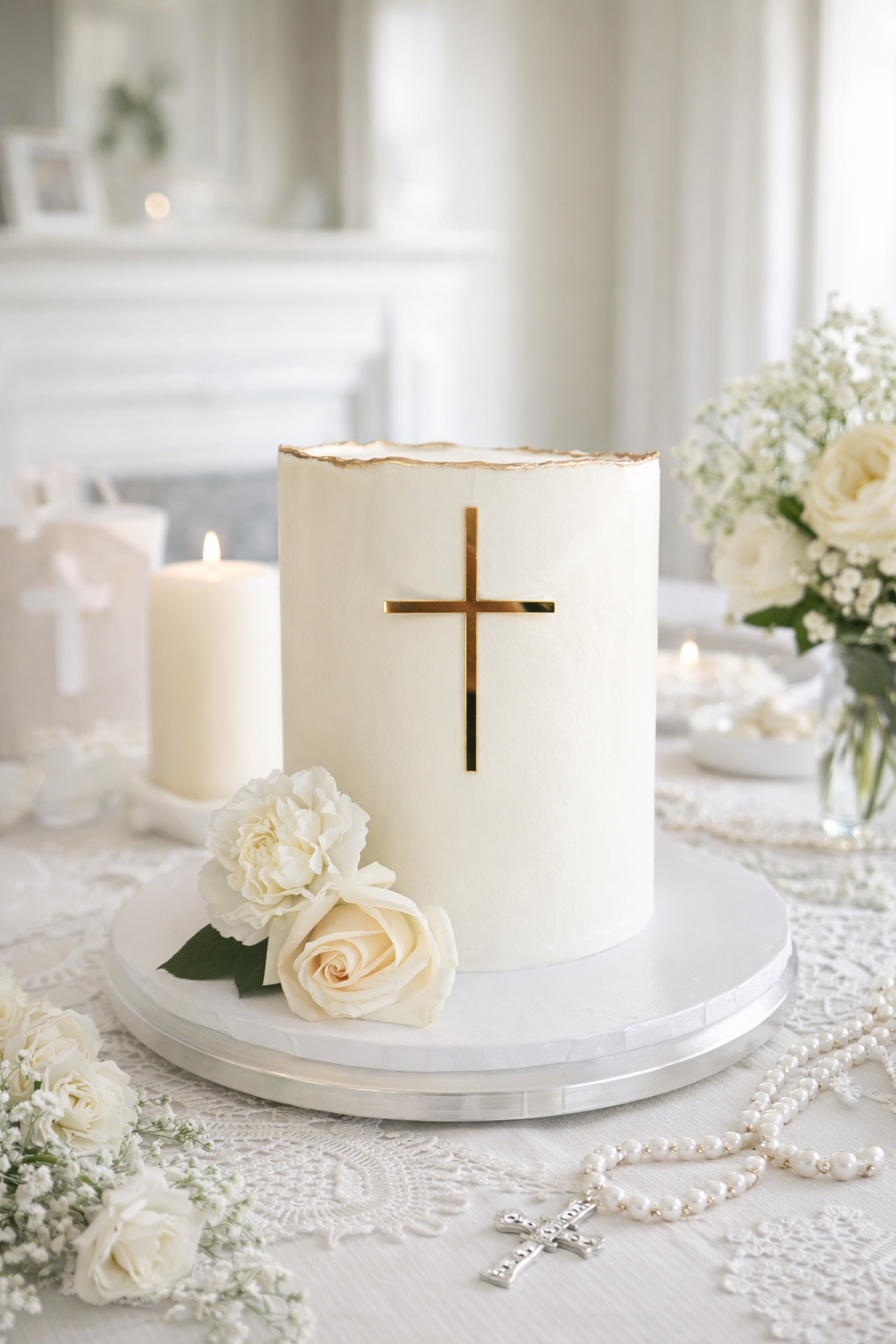 White Cakes for Weddings & Religious Events | Lilly's Munchies