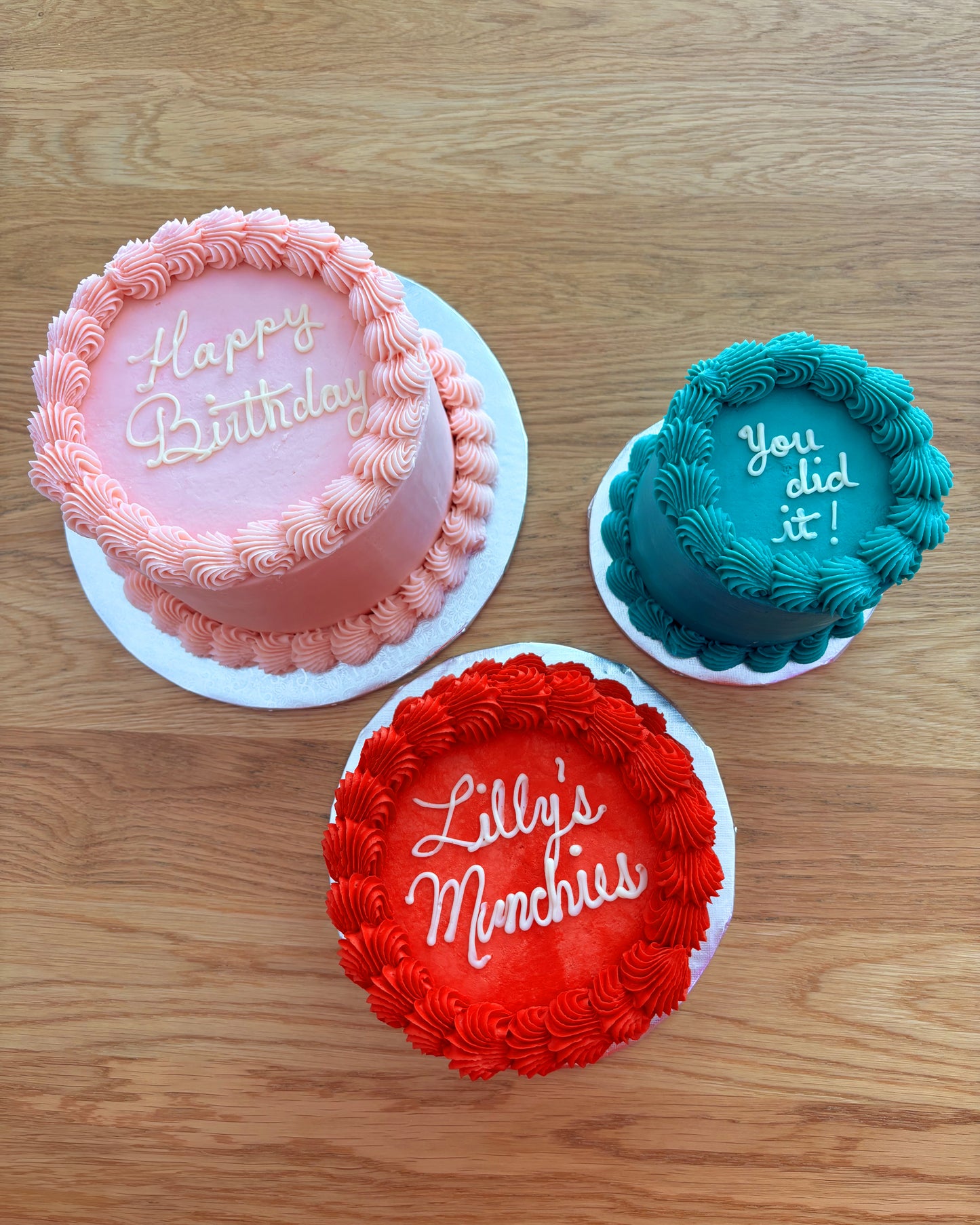 Mini Message Cakes