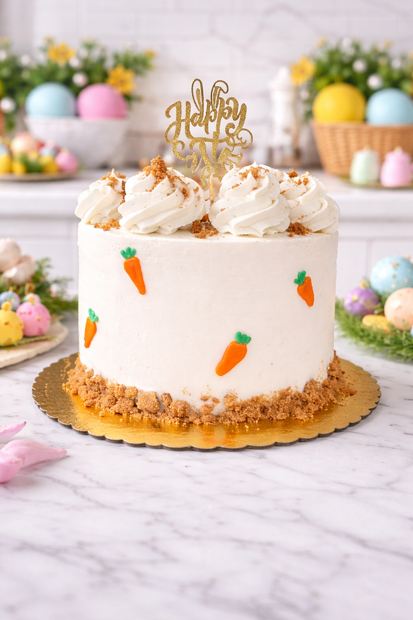 Easter Carrot Cake with Cream Cheese Buttercream