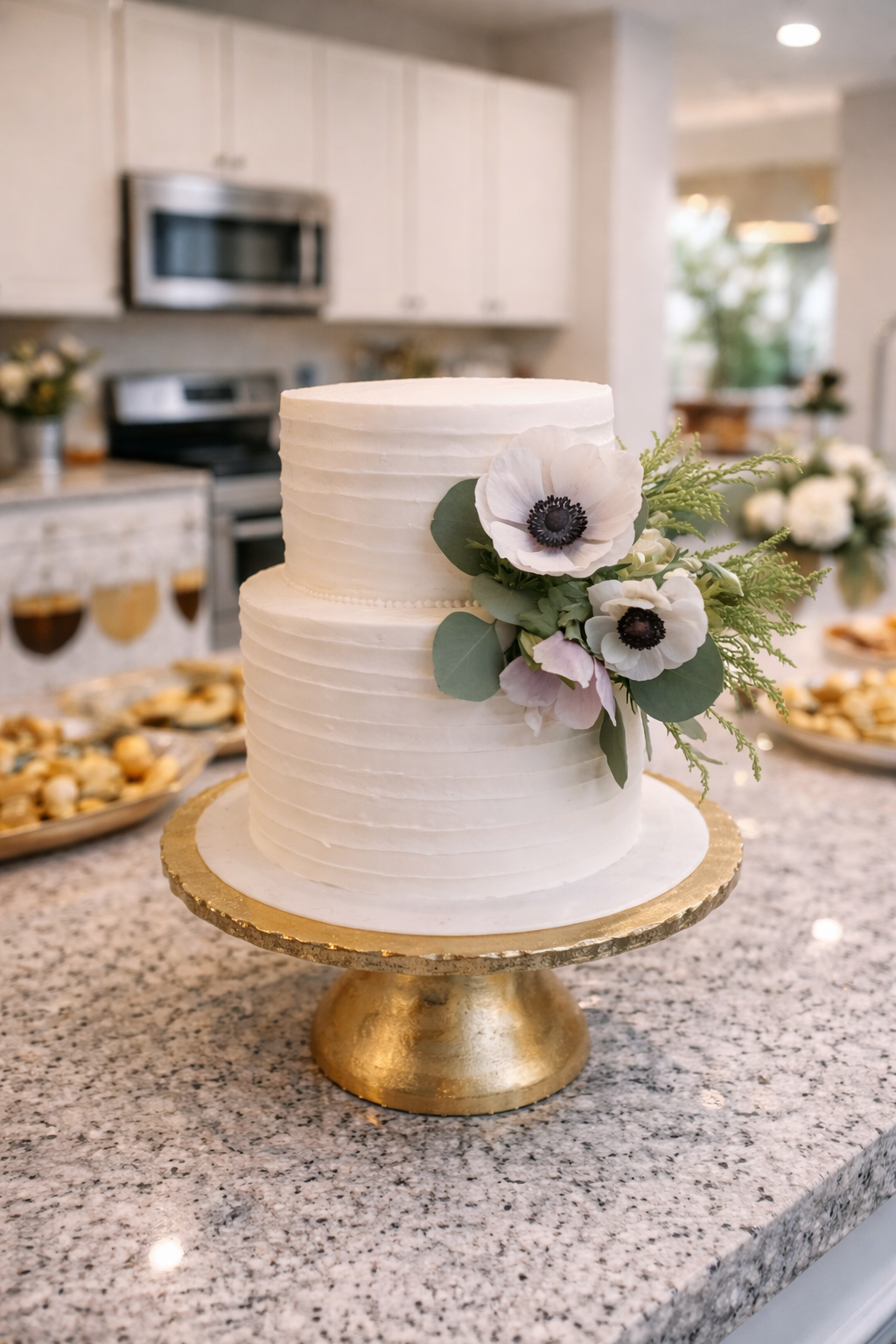 white lily wedding cake White Cakes for Weddings & Religious Events | Lilly’s Munchies Two Tier Big 10" + 8" (50