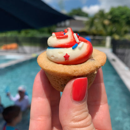 Patriotic Cookie Cups