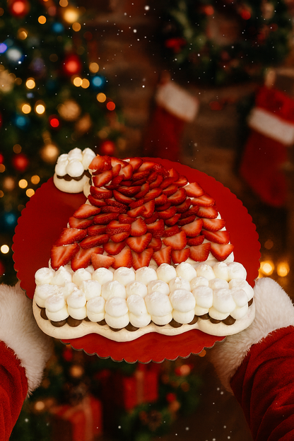 Santa's Hat Christmas Pavlova